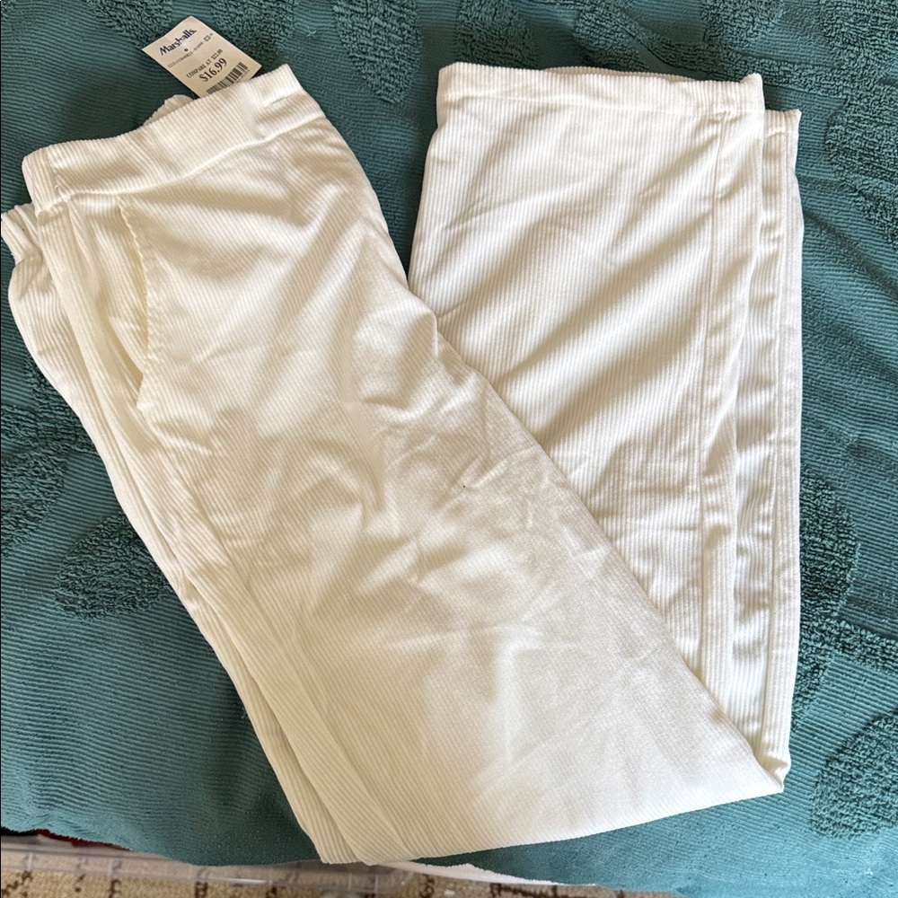 Sincerely Jules Cream Straight Leg Pants